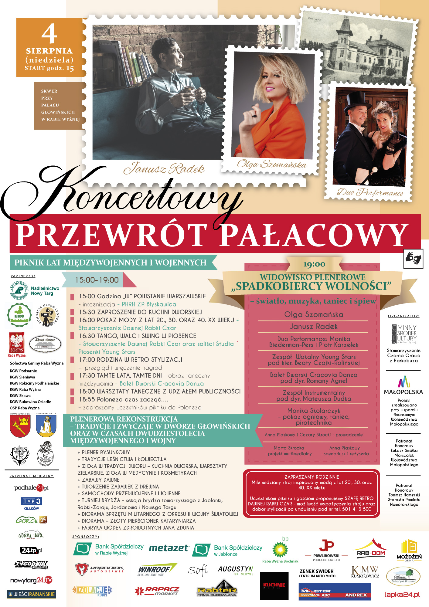 Koncertowy Przewrót Pałacowy ponownie w Rabie Wyżnej