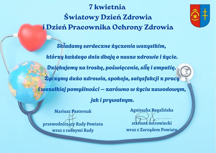 Światowy Dzień Zdrowia i Dzień Pracownika Ochrony Zdrowia 