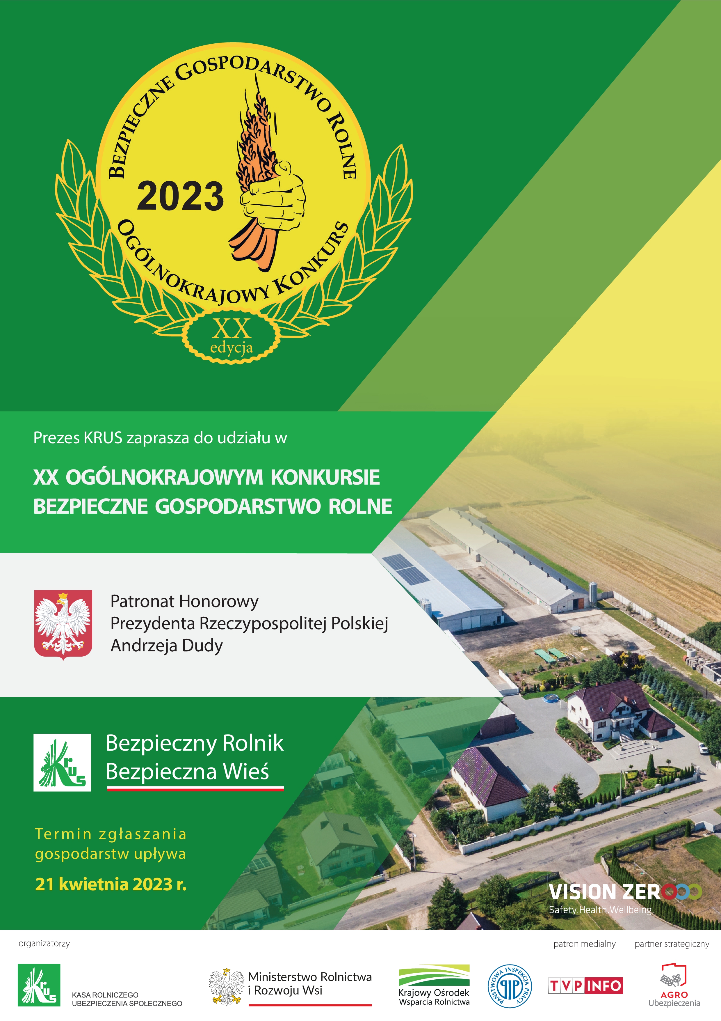 XX Ogólnokrajowy Konkurs Bezpieczne Gospodarstwo Rolne