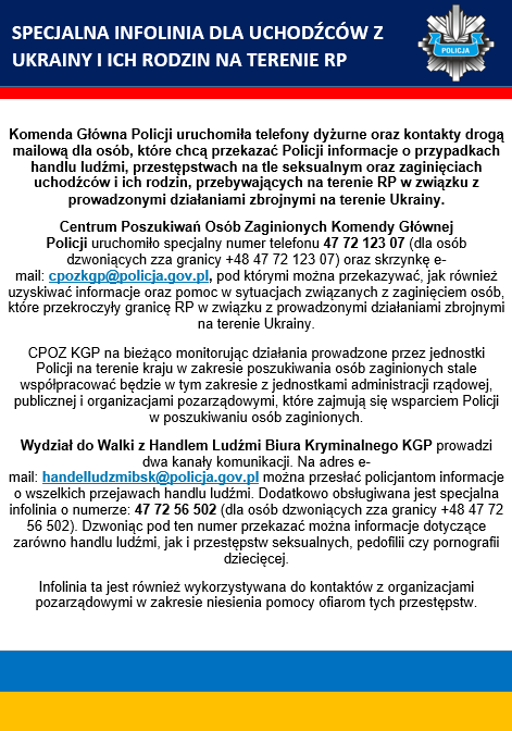 Komunikat Policji