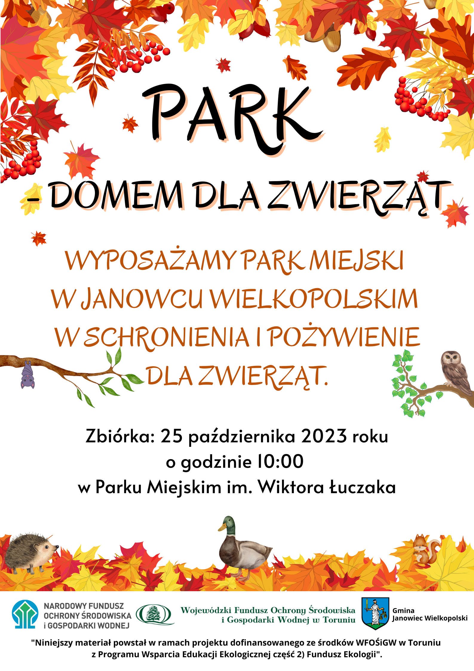 Park - domem dla zwierząt