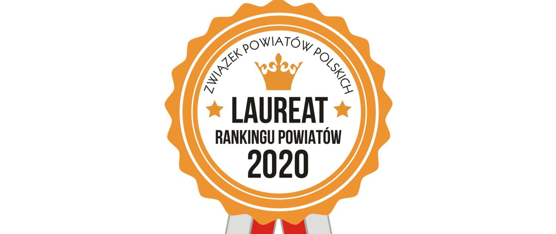 Logo Laureat Rankingu Powiatów 2020