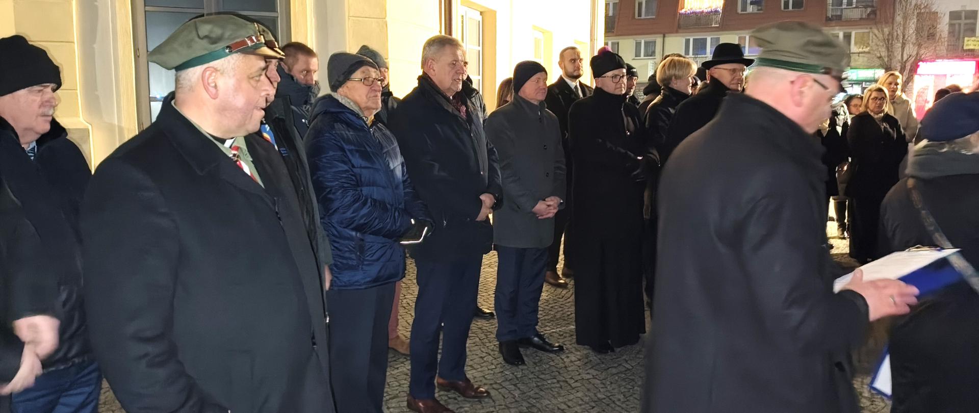 Przekazanie Betlejemskiego Światła Pokoju w Bielsku Podlaskim, w którym uczestniczył starosta bielski Sławomir Jerzy Snarski