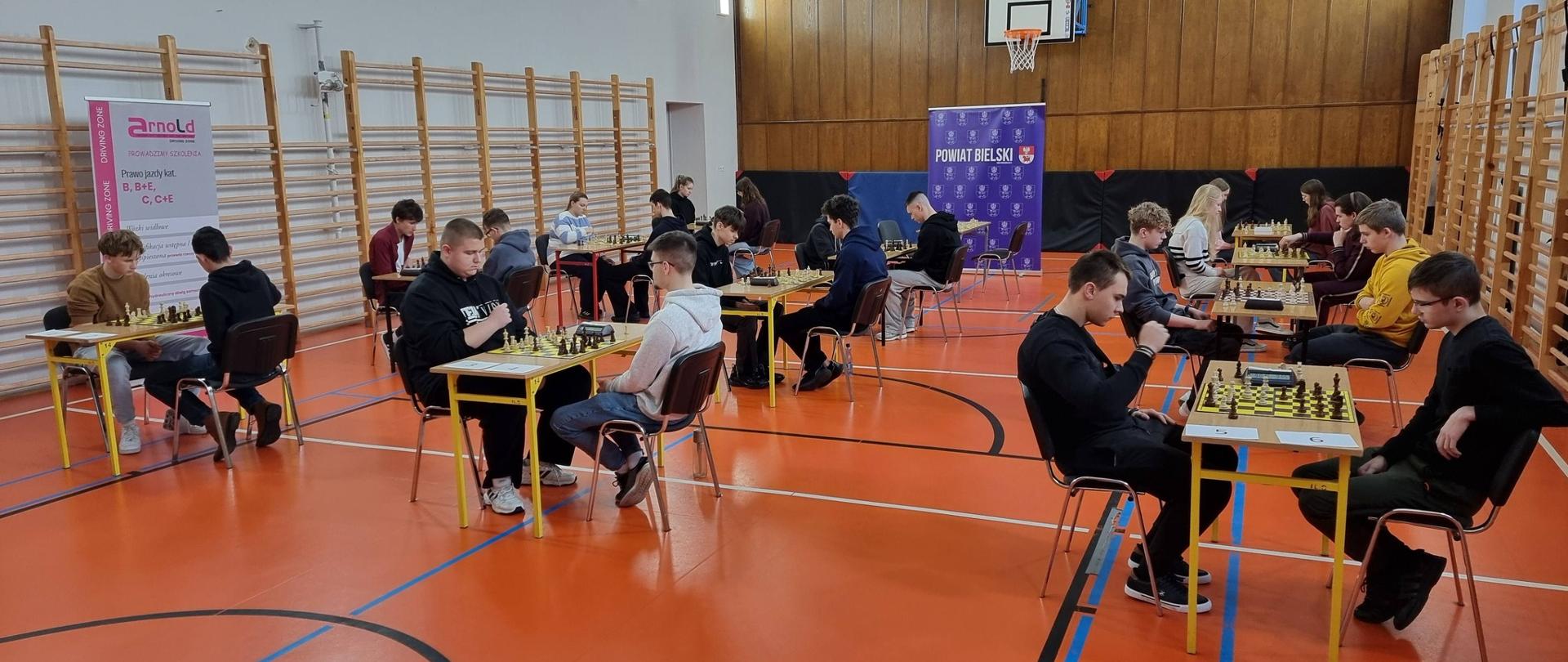 Półfinał Licealiady Województwa Podlaskiego w szachach drużynowych