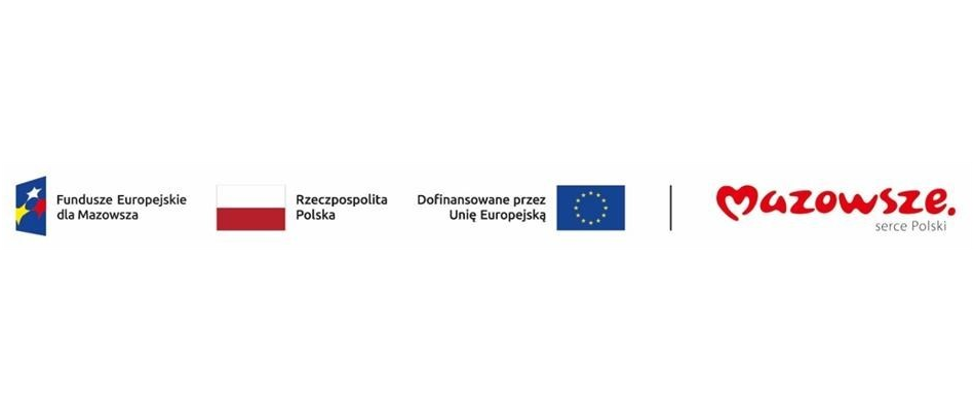 Pasek Fundusze Europejskie dla Mazowsza