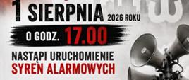 Nastąpi uruchomienie syren alarmowych