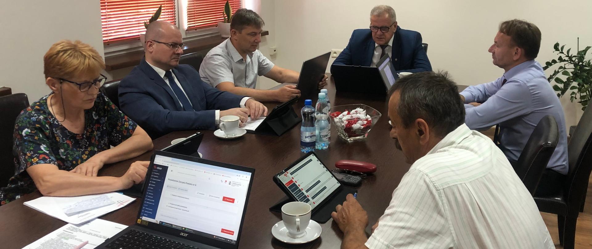 Dziewiąte posiedzenia zarządu powiatu