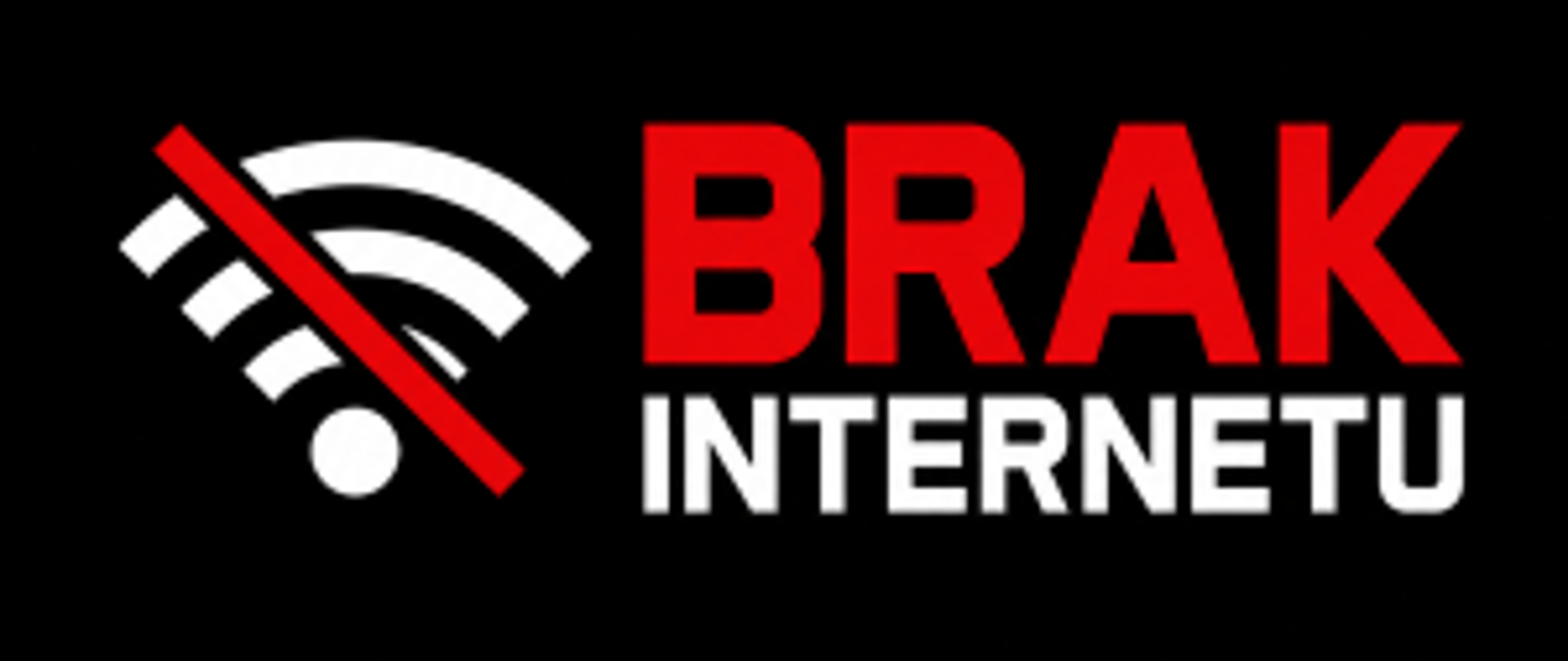 brak internetu