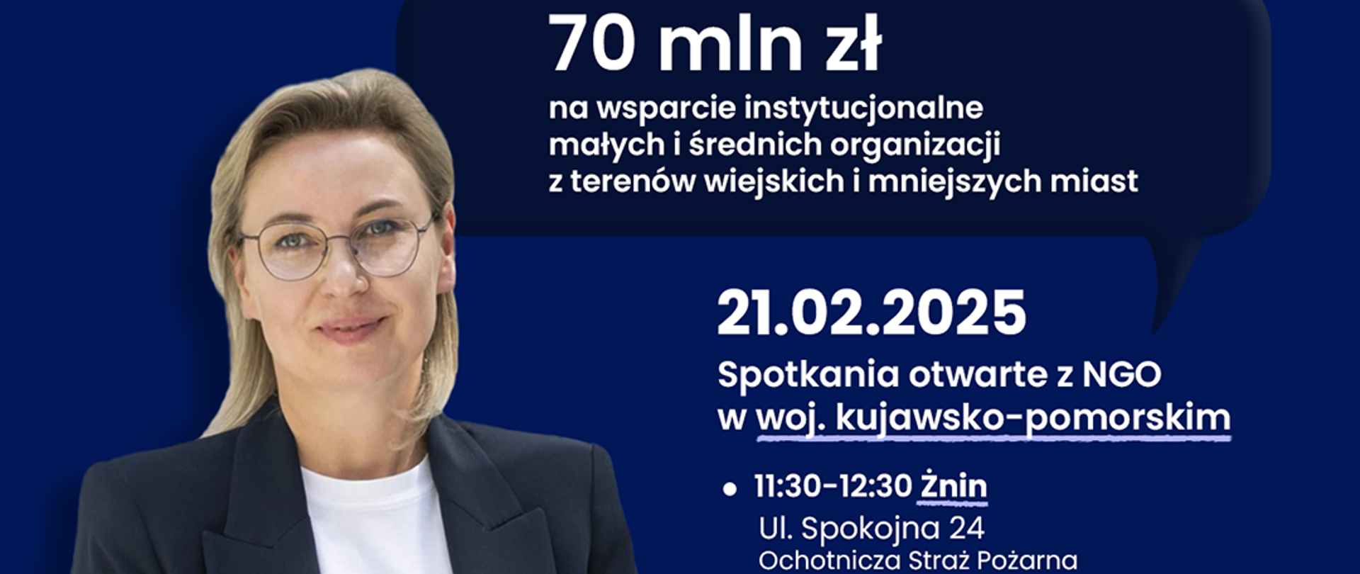 Wizyta Ministry ds. Społeczeństwa Obywatelskiego Adriany Porowskiej, konsultacje programu "Moc Małych Społeczności"