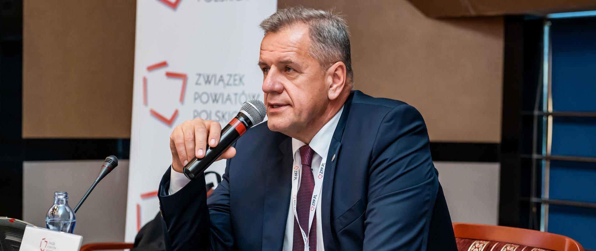 Wiceprezes Związku Powiatów Polskich, Starosta Bielski dr inż. Sławomir Jerzy Snarski