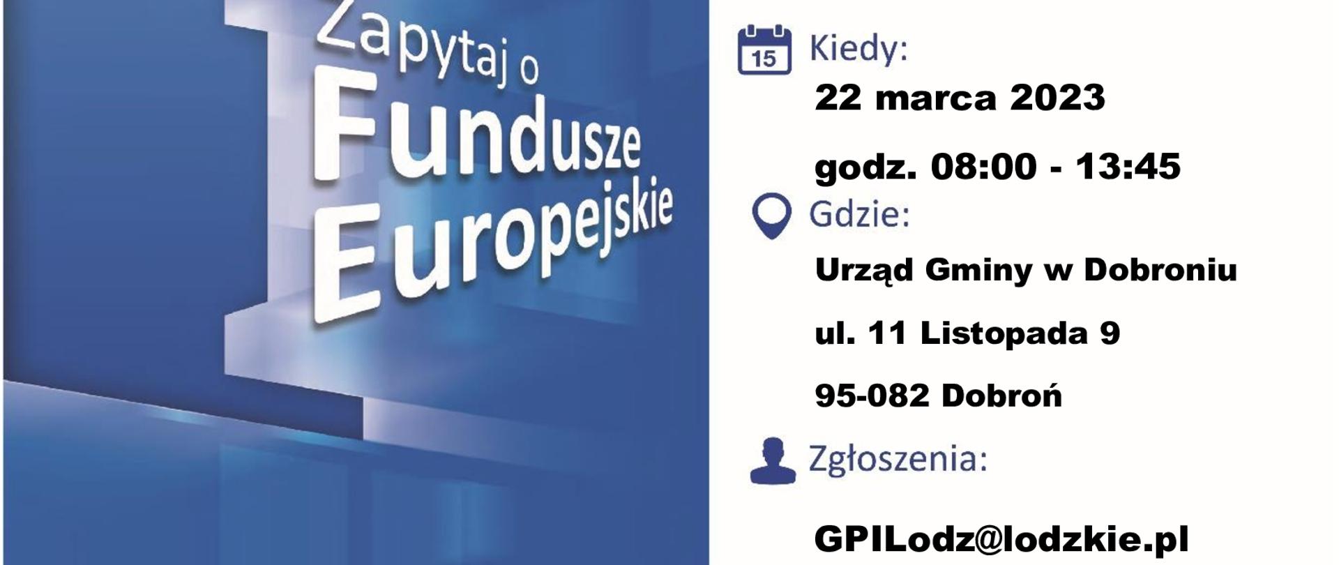 Bezpłatne konsultacje - Fundusze Europejskie