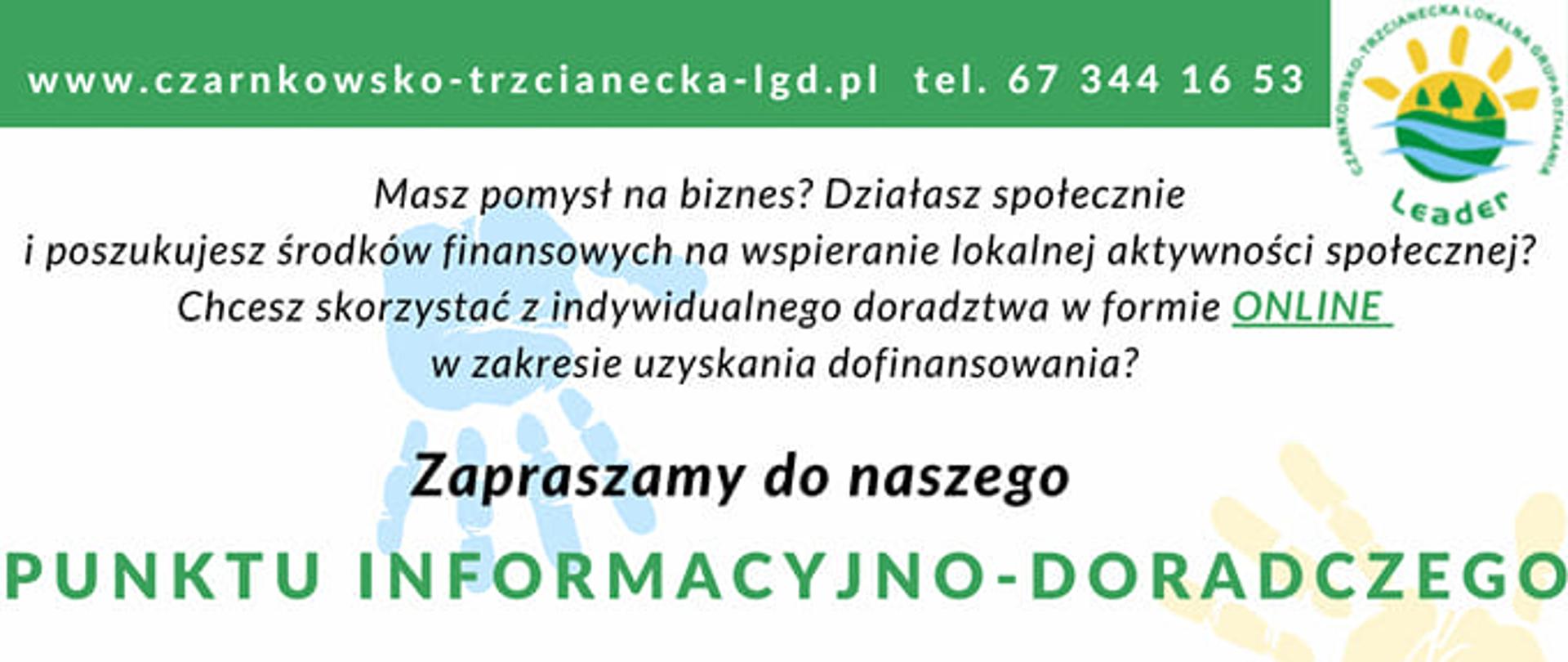 Punkt informacyjno-doradczy LGD - 17.02.2023 Krzyż Wielkopolski godzina 13.00-15.00