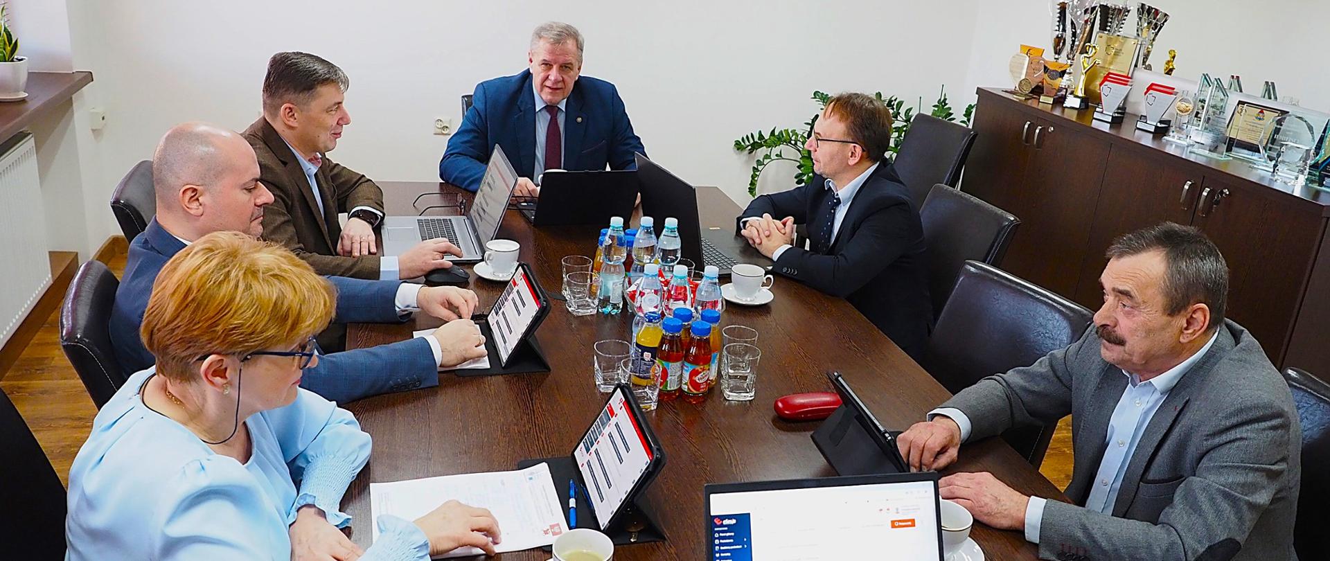 Posiedzenie Zarządu Powiatu w Bielsku Podlaskim