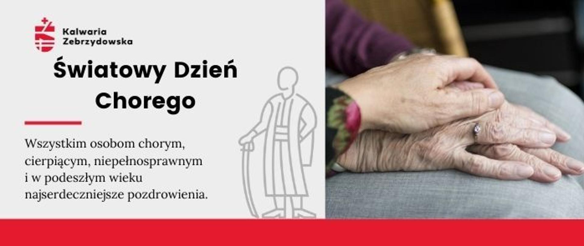 Plansza z napisem - Światowy Dzień Chorego