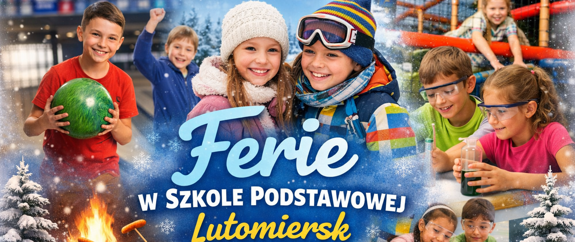 FERIE ZIMOWE 2026 W SZKOLE PODSTAWOWEJ IM. ORŁA BIAŁEGO W LUTOMIERSKU