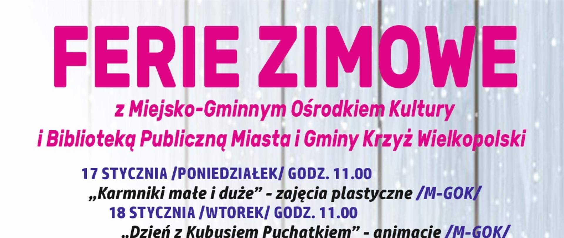 Ferie zimowe 2022