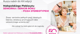 Seniorka i Senior Roku - poza stereotypem.