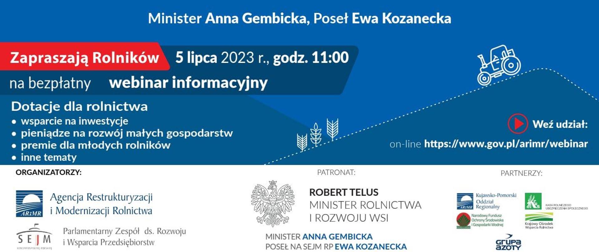 Webinar informacyjny dla rolników