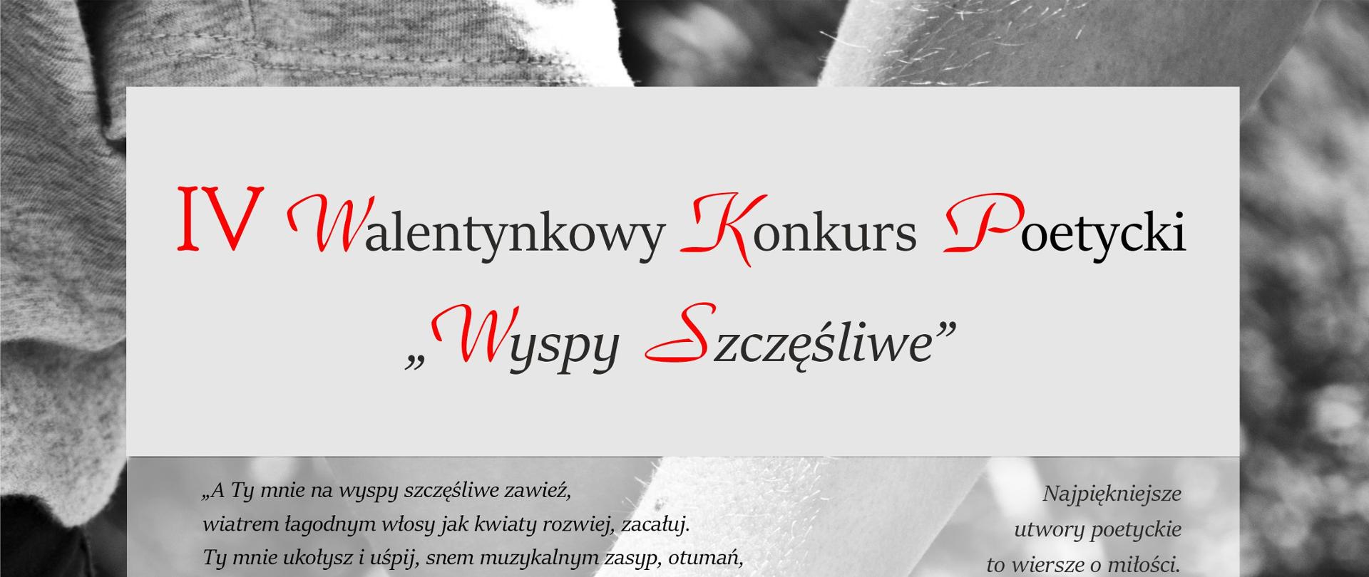 Walentynkowy Konkurs Poetycki