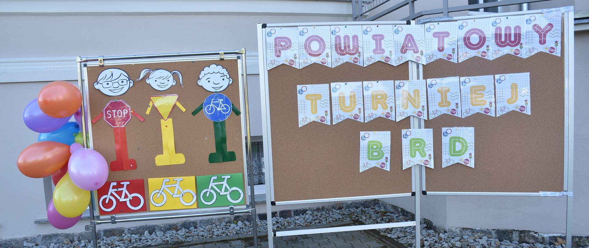 Powiatowy Turniej BRD tablica informacyjna