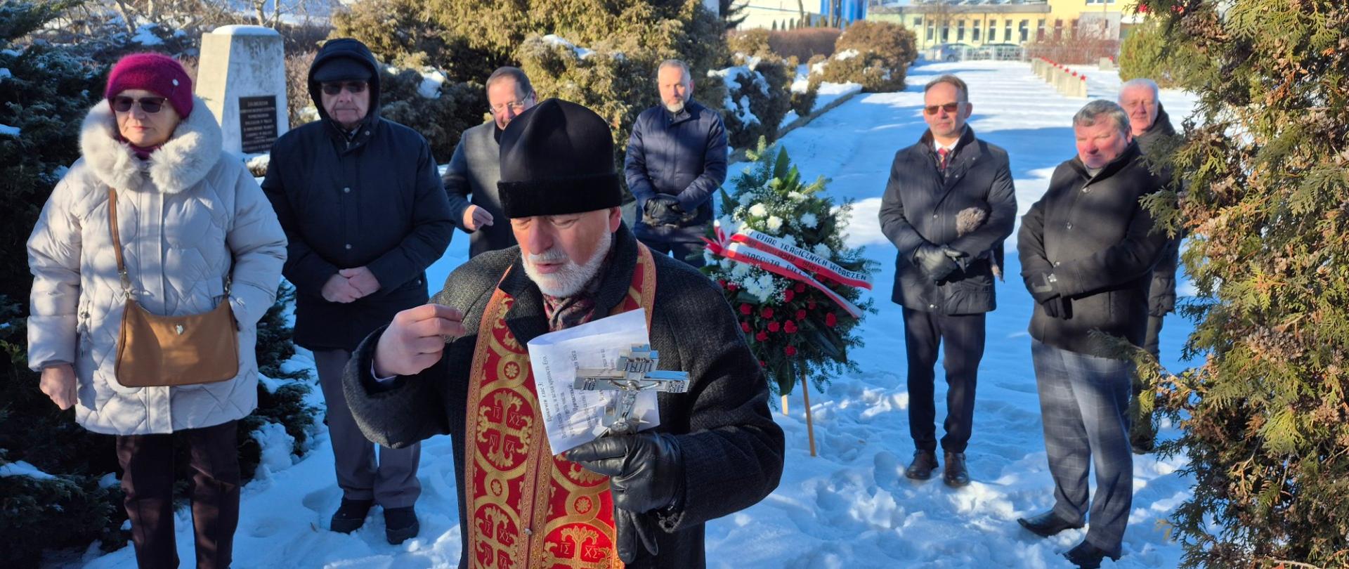 80. rocznica mordu białoruskich wozaków. Wspólna modlitwa i hołd ofiarom z udziałem wicestarosty Piotra Bożko