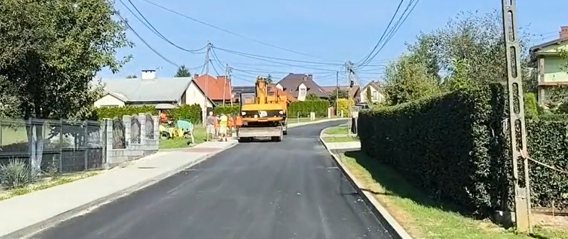 Końcowy etap przebudowy drogi Niegłowice 