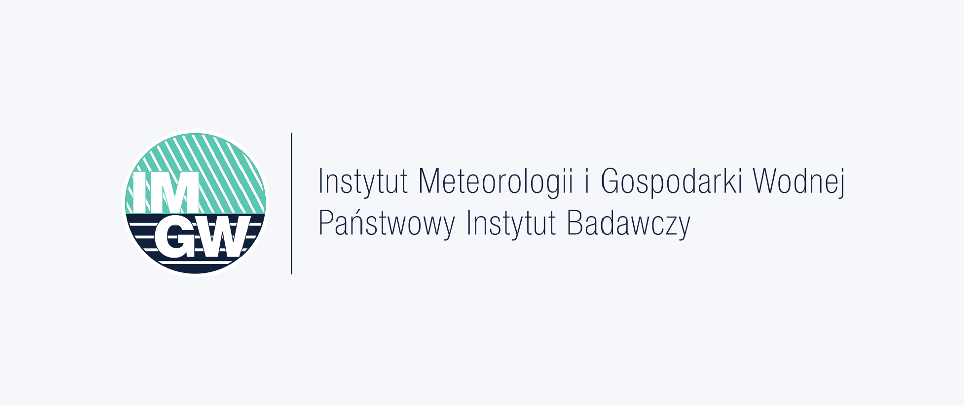 Logo Instytut Meteorologii i Gospodarki Wodnej – Państwowy Instytut Badawczy