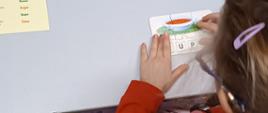Terapia surdopedagogiczna - dziecko w trakcie zajęć