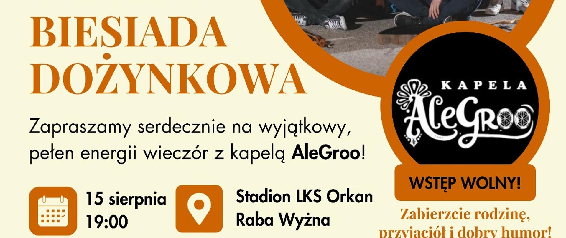 Dożynki w Rabie Wyżnej - Zaproszenie 