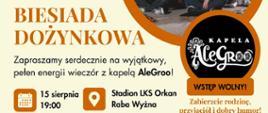 Dożynki w Rabie Wyżnej - Zaproszenie 