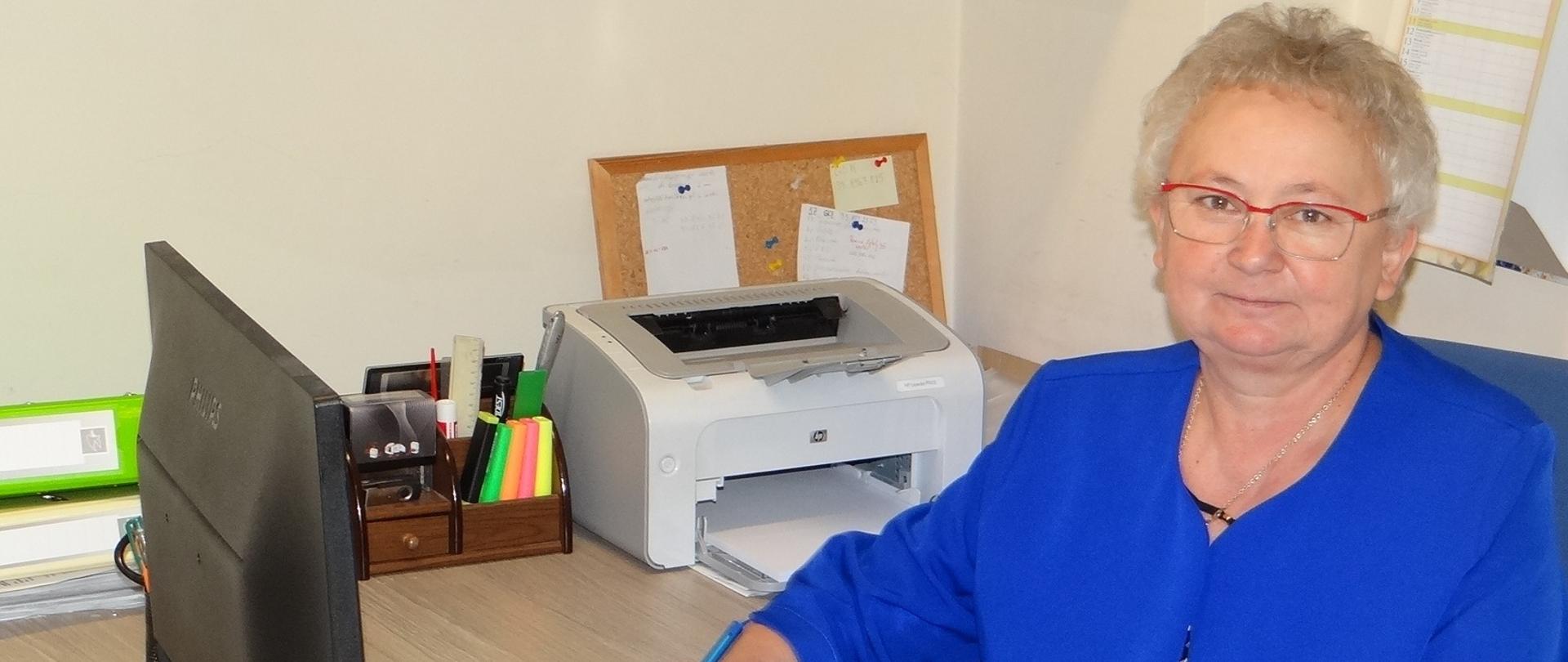 Danuta Łysek, dyrektor Gminnej Biblioteki Publicznej w Hażlachu 