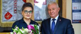 Na zdjęciu od lewej: Maria Słota i Andrzej Rolla