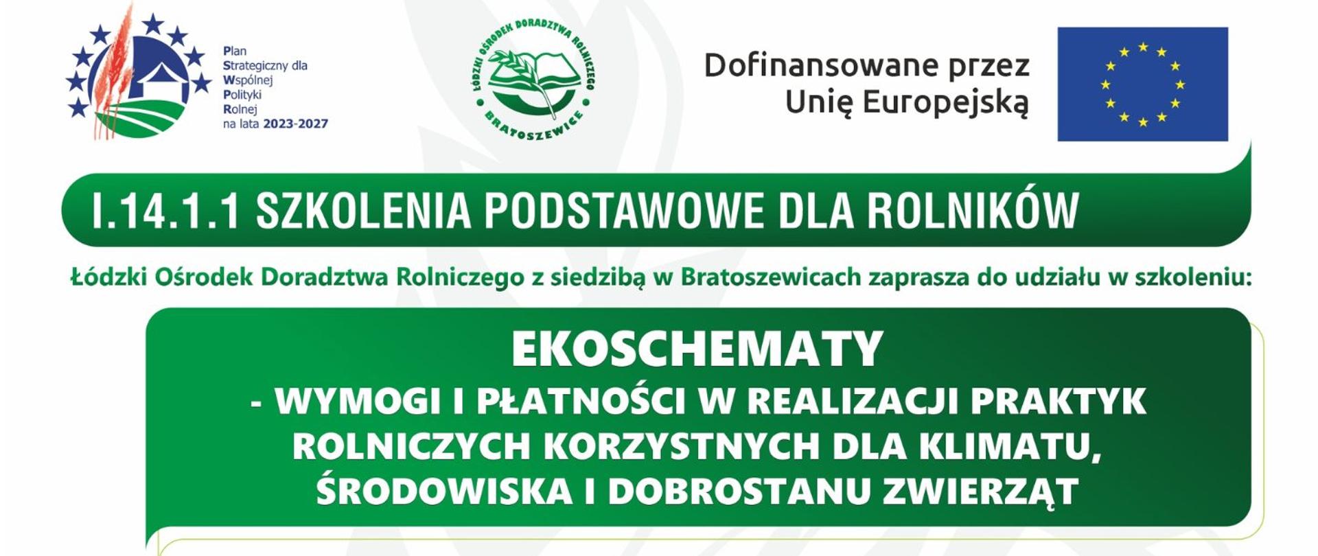 Szkolenie podstawowe dla rolników