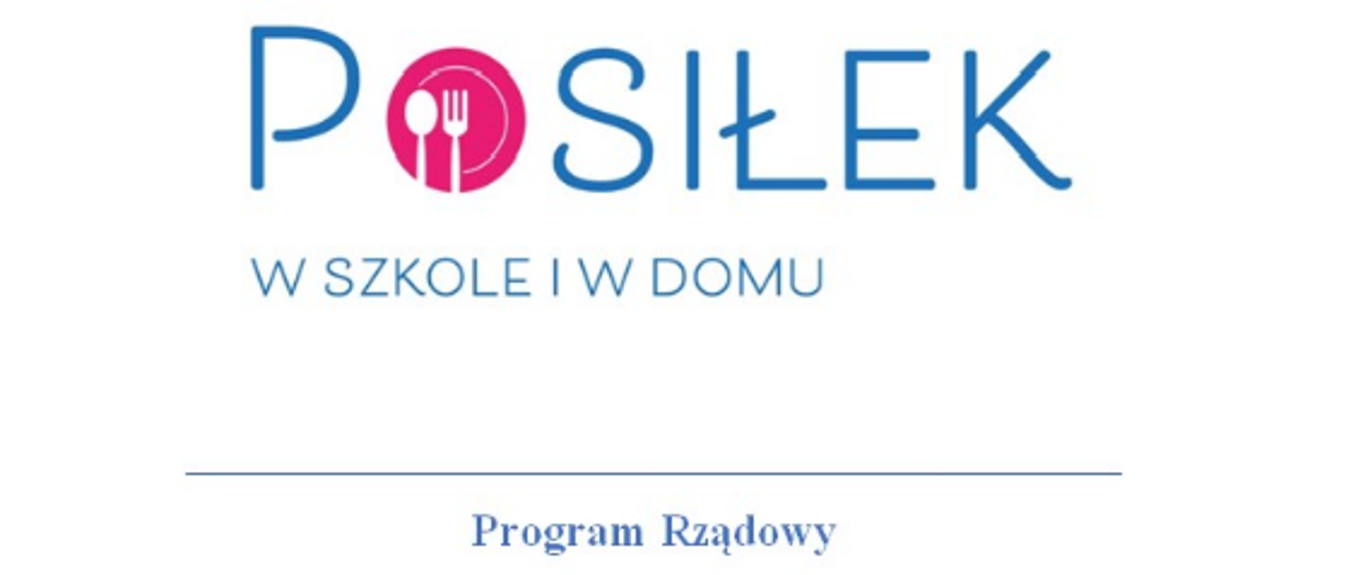 Logo programu „Posiłek w szkole i w domu”