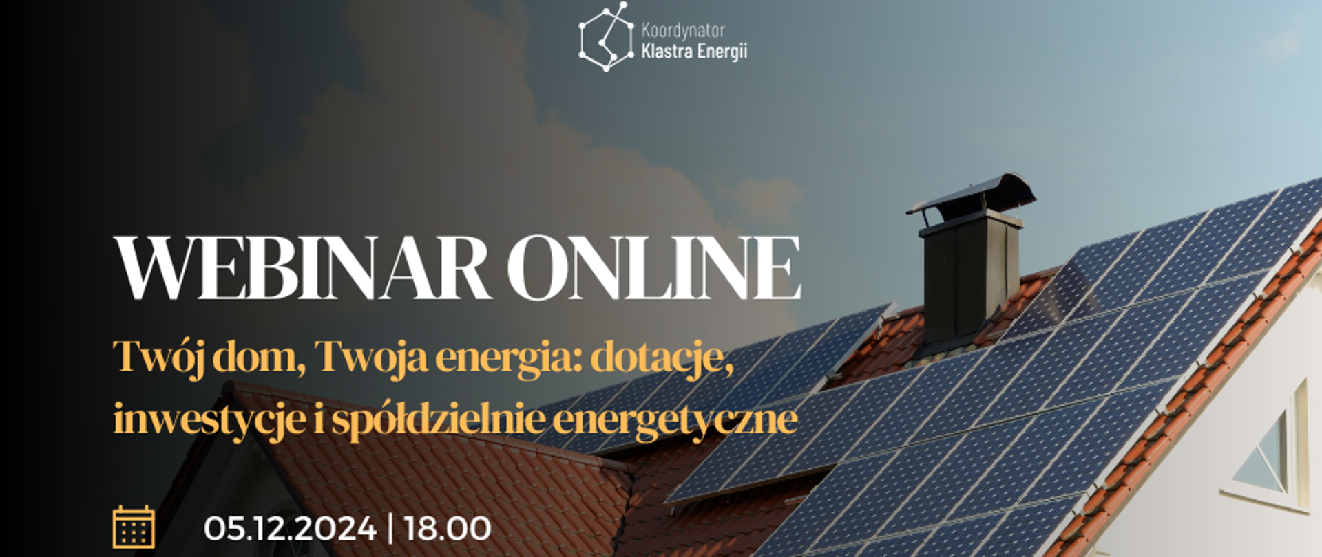 Zaproszenie na webinar online 05.12.2024 o godz 18.00