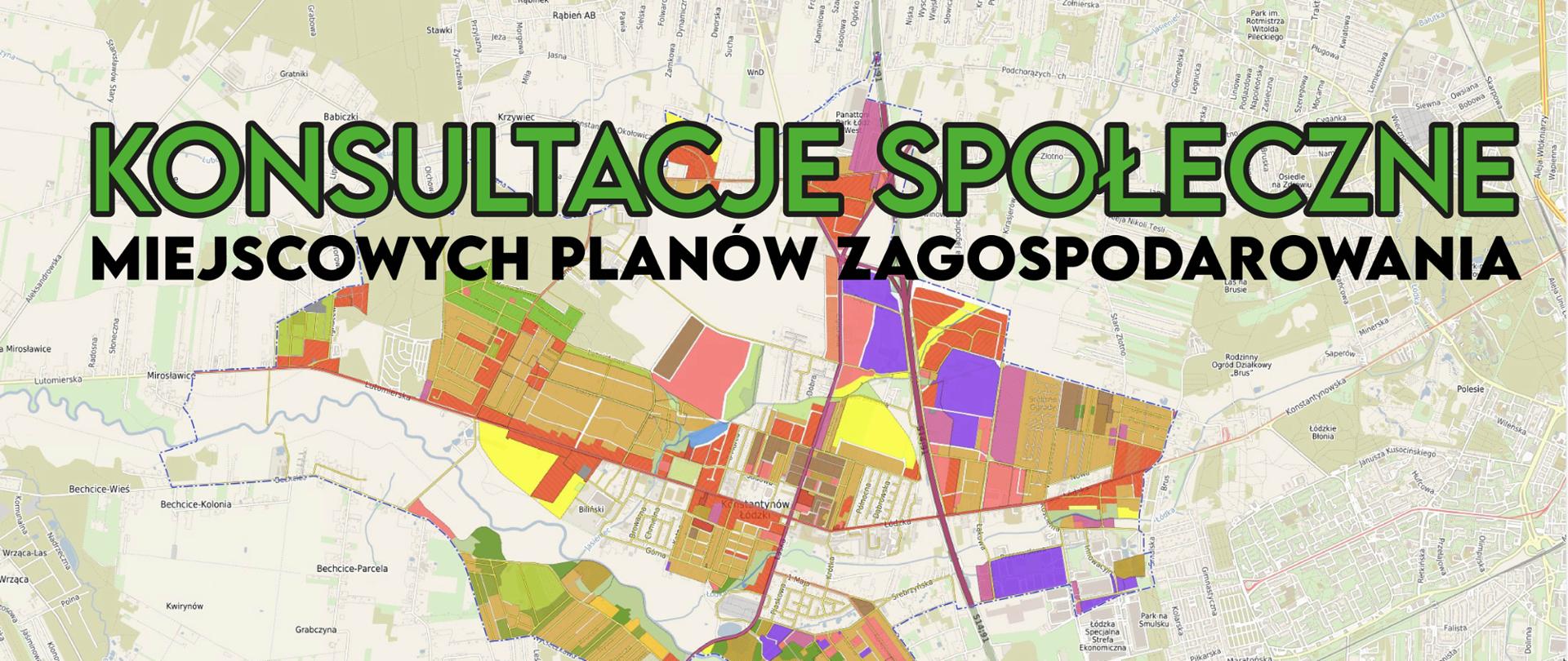 Konsultacje społeczne - mapka