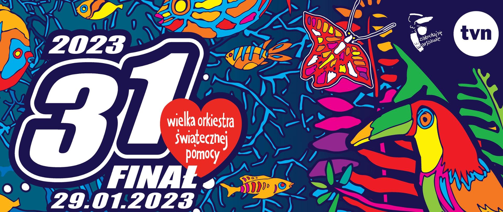 Kolorowy plakat z logotypem Wielkiej Orkiestry Świątecznej Pomocy
Graj z nami w Konstantynowie Łódzkim - program wydarzenia
Cały Konstantynów 08:00 - 20:30 Kwesta wolontariuszy
Szkoła Podstawowa nr 5 (ul.Sadowa 5/7 )-Duża scena
15:00 - 18:30 Występy zespołów m.in. Inni, Obraski, Wydział Diagnostyki, Averme, White Muffins
18:30 - 20:00 LICYTACJA
20:00 Światełko do nieba
Dodatkowo:
14:00 - 20:00 Finał w Przystanku Zofiówka ul. Stanisławowska 2
oraz
Poranne Morsowanie z Morsy Kanzas w Ośrodku Nad Stawem
Pokaz amerykańskich samochodów Łódzkie Amcary
Kącik dla dzieci z różnymi atrakcjami organizowany przez Hufiec ZHP Konstantynów
Na dole plakatu logotypu partnerów i sponsorów akcji.