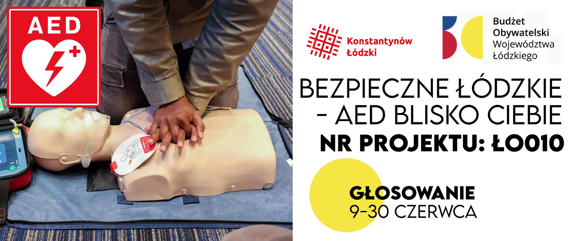 Baner promujący Budżet Obywatelski Województwa Łódzkiego. 