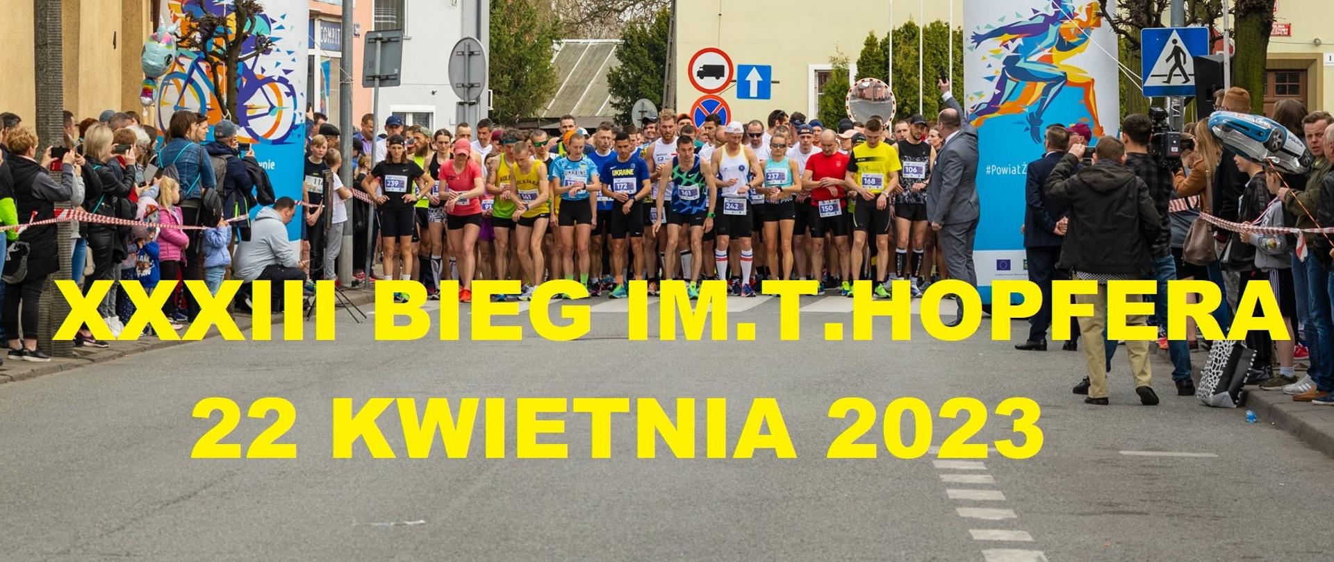XXXIII Biegi im. Tomasza Hopfera - 22.04.2023 r.