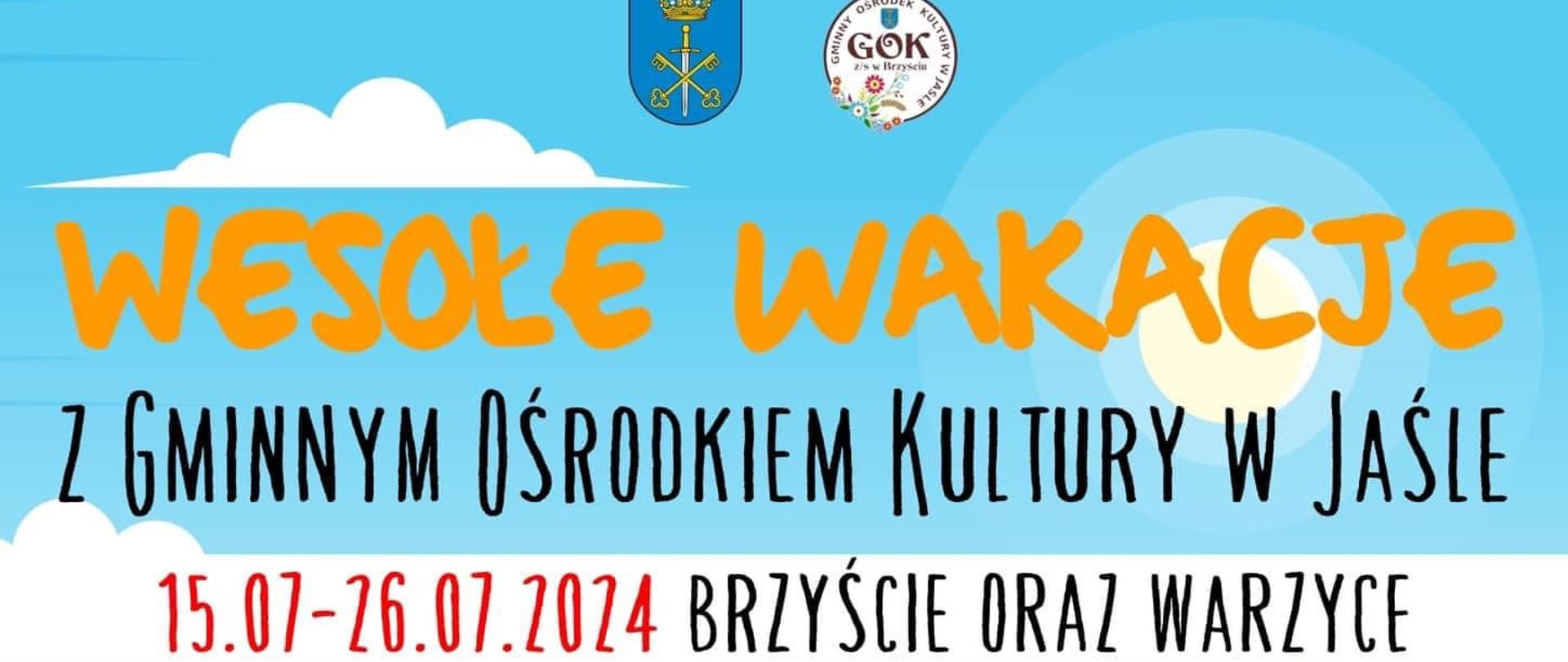 Wesołe wakacje z Gminnym Ośrodkiem Kultury w Jaśle