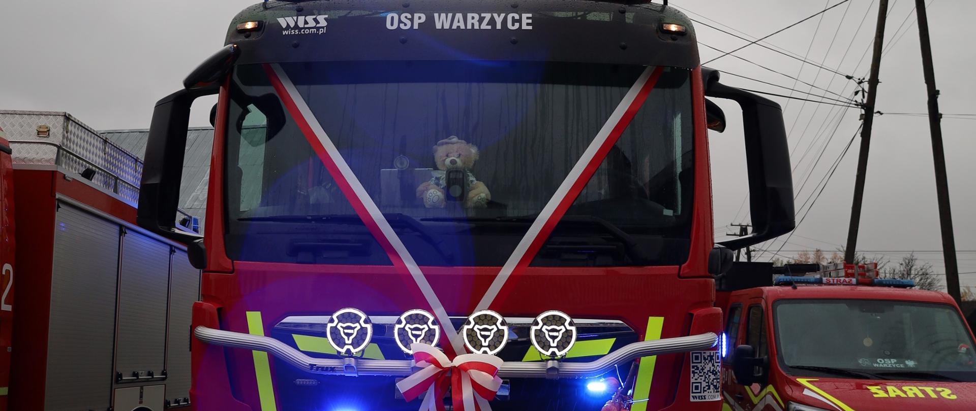 Przekazanie samochodu pożarniczego dla OSP Warzyce