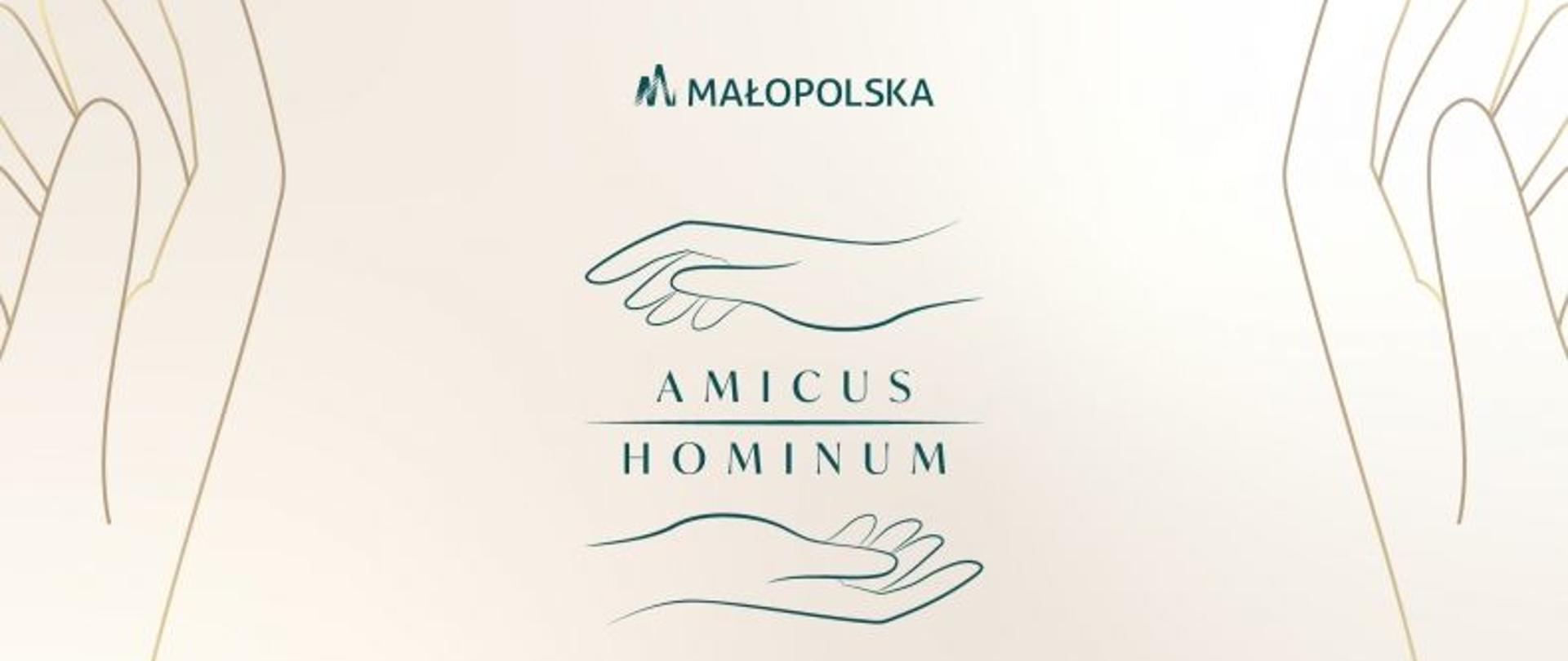 Baner informujący o konkursie Przyjaciel Człowieka - Amicus Hominum 