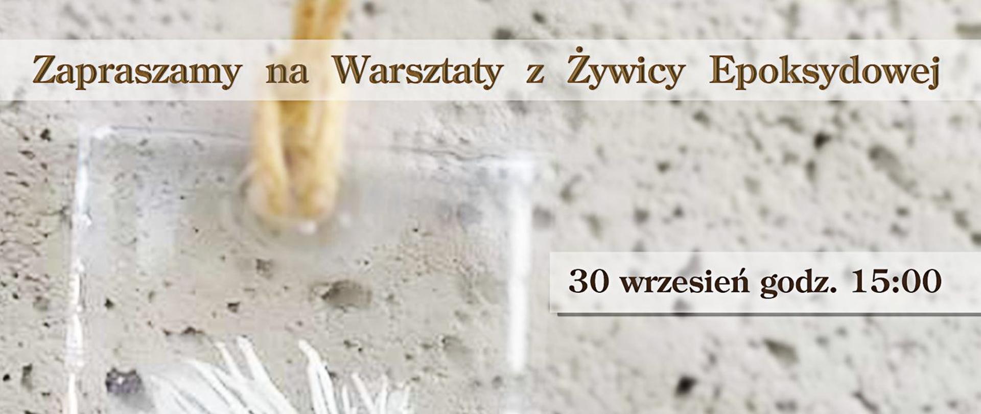 Warsztaty z Żywicy Epoksydowej 