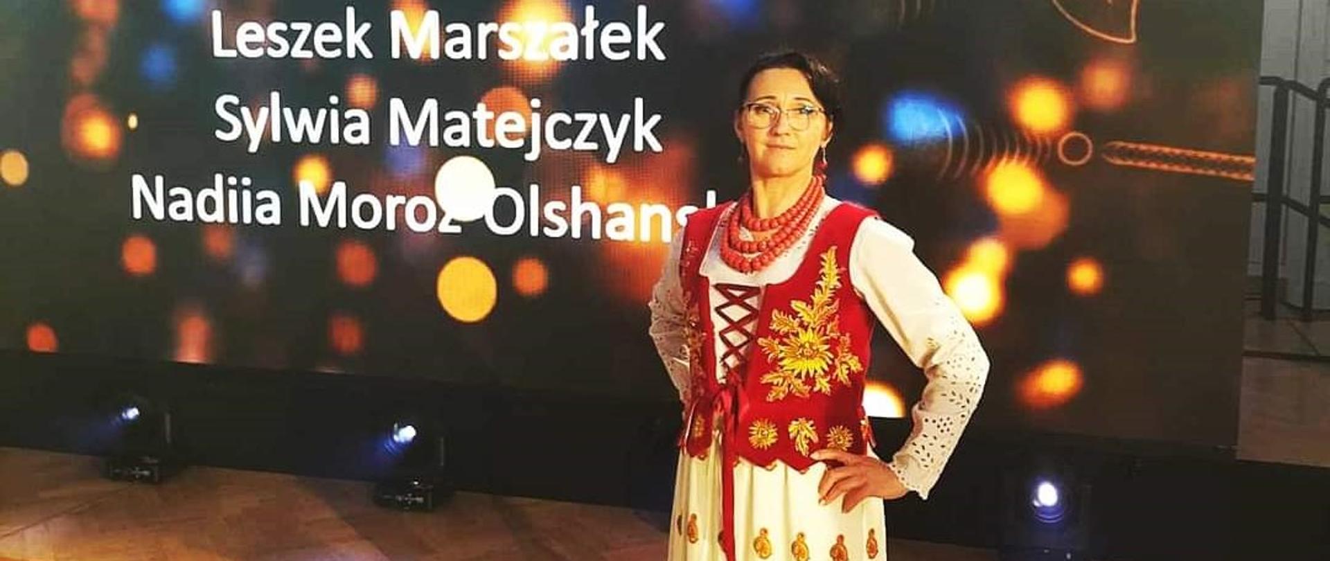Nominowana pani Sylwia Matejczyk z Sieniawy do nagrody "Amicus Hominum" w Filharmonii im. Karola Szymanowskiego w Krakowie