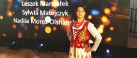 Nominowana pani Sylwia Matejczyk z Sieniawy do nagrody "Amicus Hominum" w Filharmonii im. Karola Szymanowskiego w Krakowie