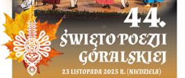 44. Święto Poezji Góralskiej, rozkład jak w artykule