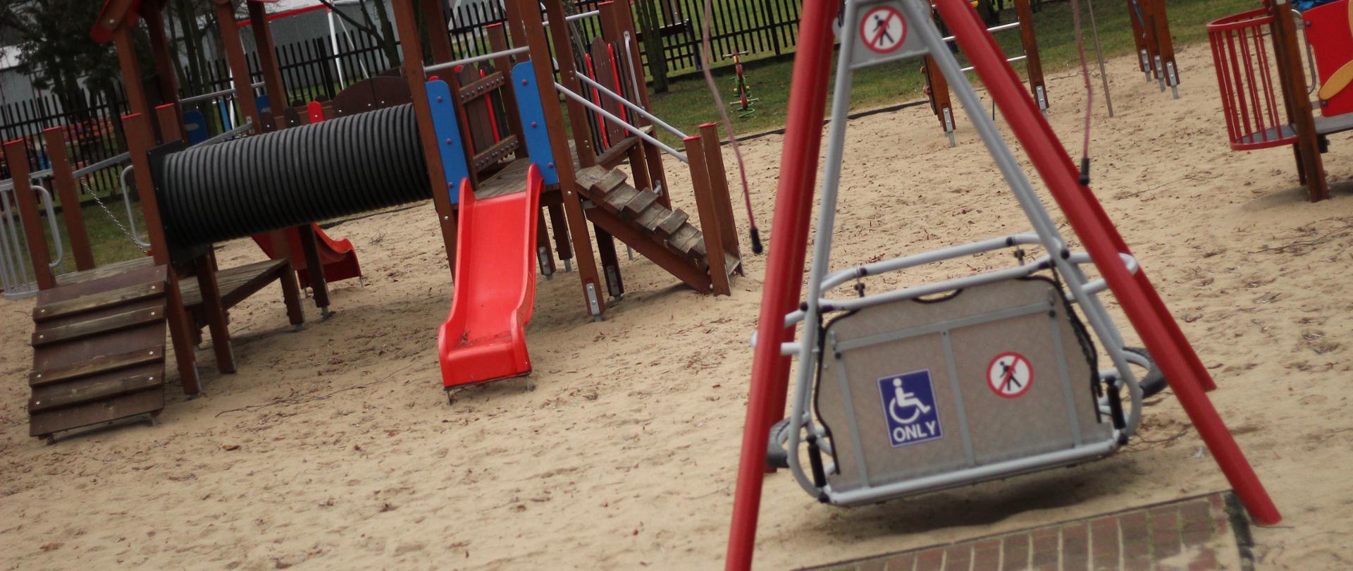 Na placu zabaw - wyposażenie