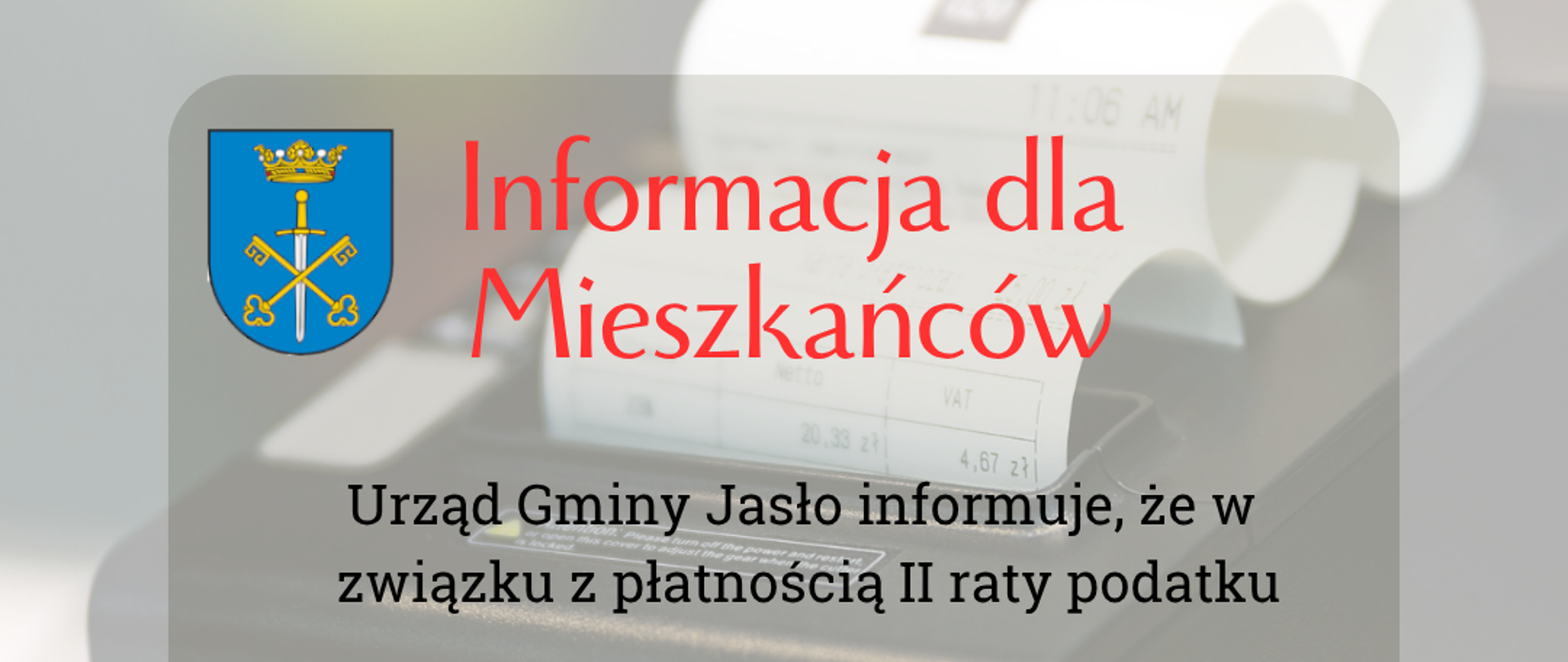 Informacja dla Mieszkańców