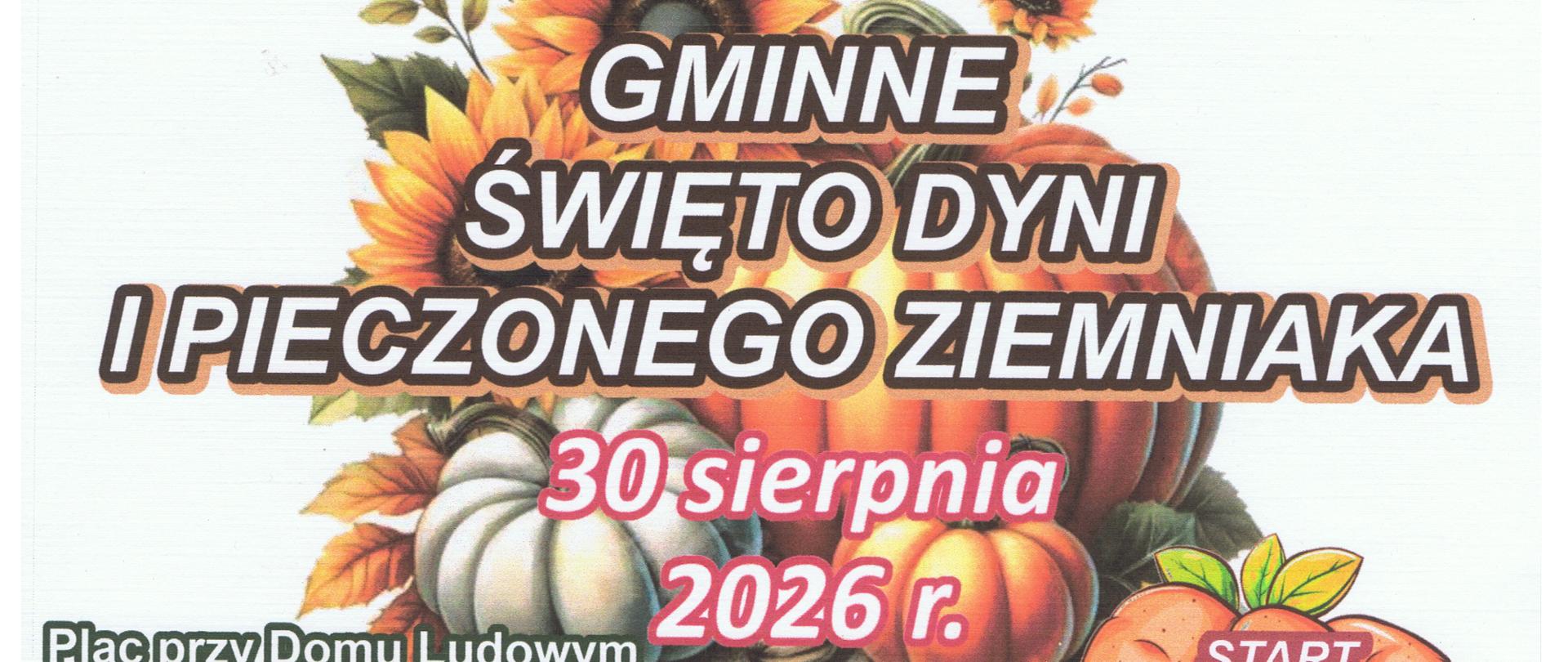 Gminne Święto Dyni i Pieczonego Ziemniaka w Bierówce 2026