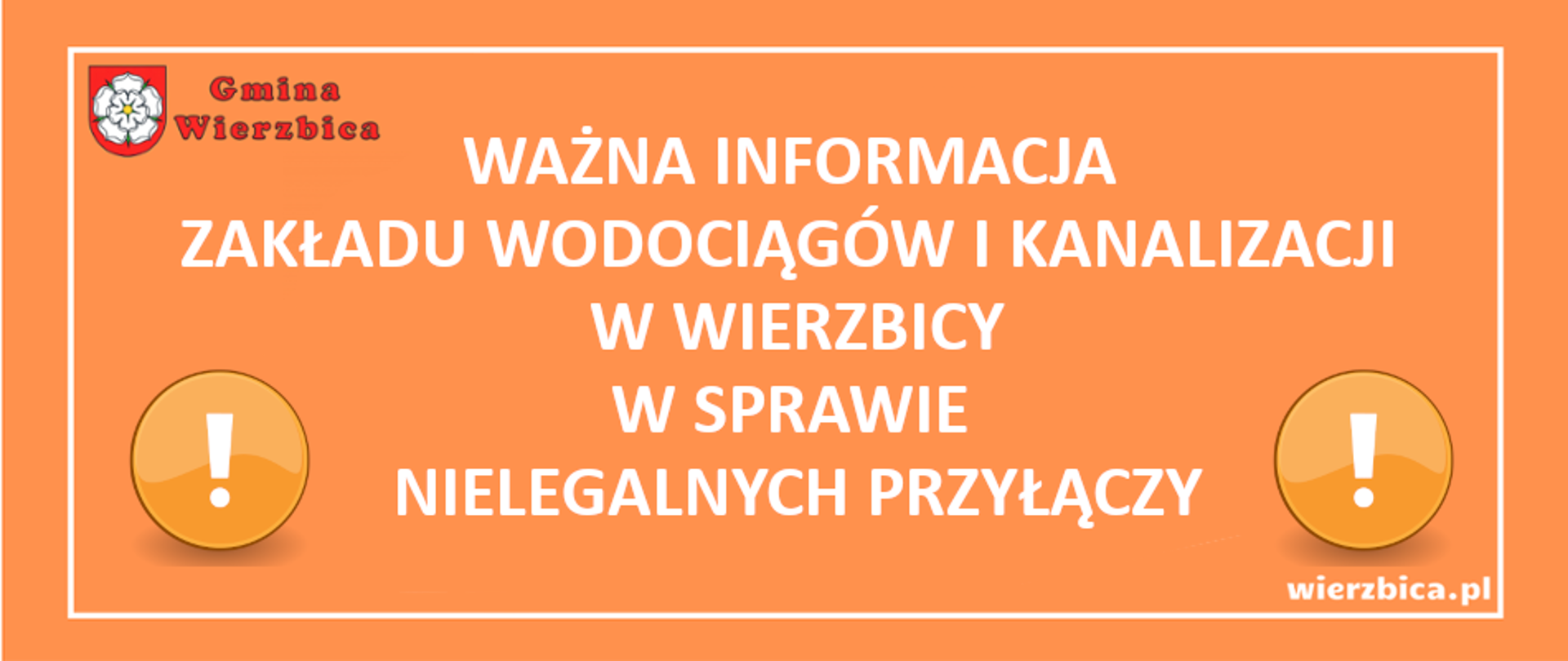Nielegalne przyłącze wody